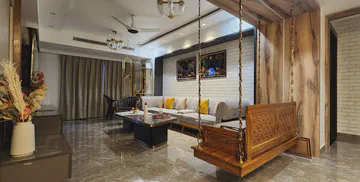 Contemporary bedroom with modern amenities and sophisticated storage