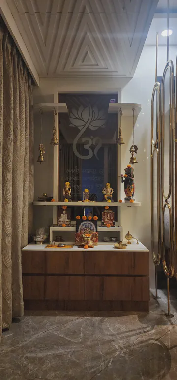 Traditional living room with rich wooden work and classic elements
